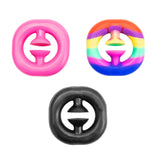 3 Pack: Stress Relieving Snapper Fidget Toy (Assorted Colors)